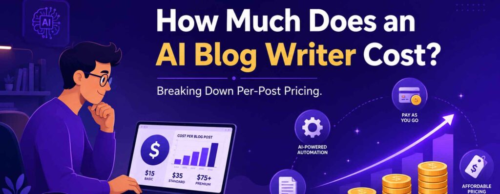 How Much Does an AI Blog Writer Cost? Breaking Down Per-Post Pricing