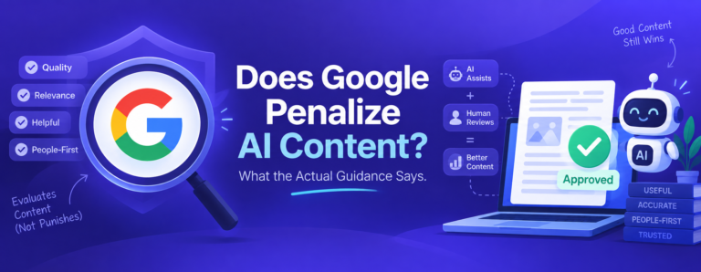 Does Google Penalize AI-Generated Content? What the Actual Guidance Says